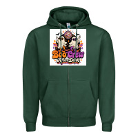 Sports Green spooky disco vibes Zipper Hoodie - Merry & Macabre