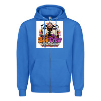 True Royal spooky disco vibes Zipper Hoodie - Merry & Macabre