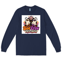 Navy spooky disco vibes Long Sleeve Tee - Merry & Macabre