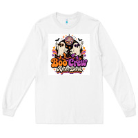 White spooky disco vibes Long Sleeve Tee - Merry & Macabre