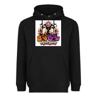 Black spooky disco vibes Heavyweight Hoodie - Merry & Macabre