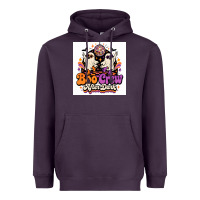 Plum spooky disco vibes Heavyweight Hoodie - Merry & Macabre
