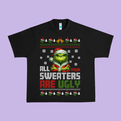 Ugly Christmas Urban Heavy Tee Designed By Killa-kam
