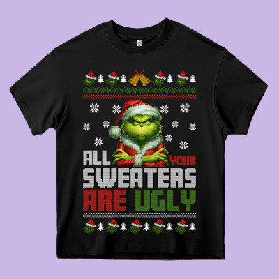 Heavy Core Tee ugly Christmas