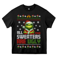 Black ugly Christmas Heavy Core Tee - killa-kam