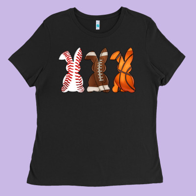 Western Easter Support Bunny Ladies Tee Designed By Artiststas