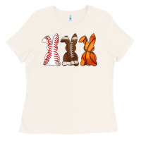 Bone western easter support bunny Ladies Tee - Artiststas