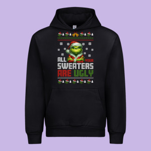 Ugly Christmas Urban Hoodie Designed By Killa-kam