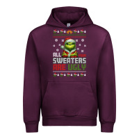 Mauve Wine ugly Christmas Urban Hoodie - killa-kam