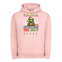 Pigment Salmon ugly Christmas Urban Hoodie - killa-kam