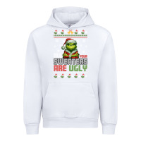 White ugly Christmas Urban Hoodie - killa-kam