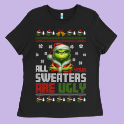 ugly Christmas Ladies Tee | Teevron