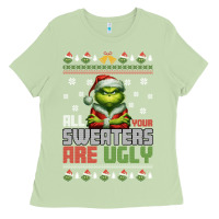 Matcha ugly Christmas Ladies Tee - killa-kam