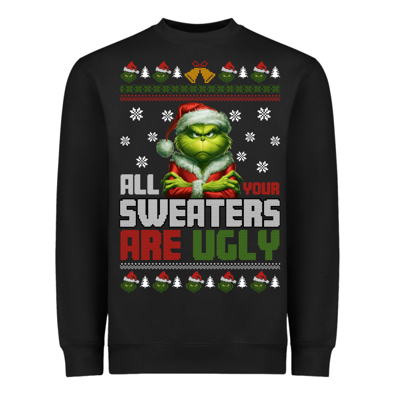 Ugly Christmas Heavyweight Sweatshirt by killa-kam | Teevron