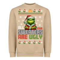 Mushroom ugly Christmas Heavyweight Sweatshirt - killa-kam