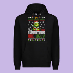 ugly Christmas Premium Hoodie | Teevron