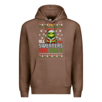 Chestnut ugly Christmas Premium Hoodie - killa-kam