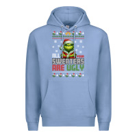 Colony Blue ugly Christmas Premium Hoodie - killa-kam