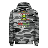 Slate Camo ugly Christmas Premium Hoodie - killa-kam