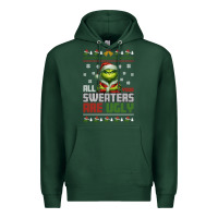 Sports Green ugly Christmas Premium Hoodie - killa-kam