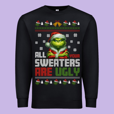 Premium Sweatshirt ugly Christmas