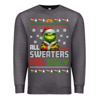 Charcoal Heather ugly Christmas Premium Sweatshirt - killa-kam