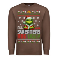 Chestnut ugly Christmas Premium Sweatshirt - killa-kam
