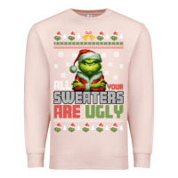 Pale Pink ugly Christmas Premium Sweatshirt - killa-kam