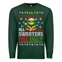 Sports Green ugly Christmas Premium Sweatshirt - killa-kam