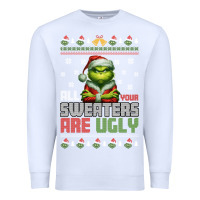 White ugly Christmas Premium Sweatshirt - killa-kam