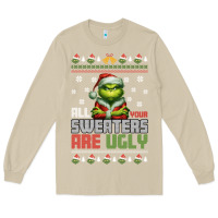 Mushroom ugly Christmas Long Sleeve Tee - killa-kam