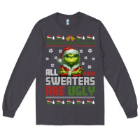 Smoke ugly Christmas Long Sleeve Tee - killa-kam