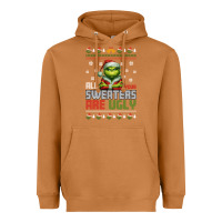 Meerkat ugly Christmas Heavyweight Hoodie - killa-kam