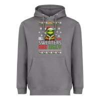 Storm ugly Christmas Heavyweight Hoodie - killa-kam