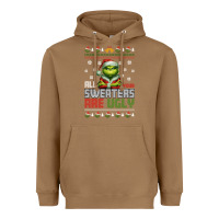 Toasted Coconut ugly Christmas Heavyweight Hoodie - killa-kam