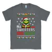 Charcoal Heather ugly Christmas Classic Tee - killa-kam