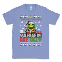 Colony Blue ugly Christmas Classic Tee - killa-kam