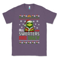 Lavender ugly Christmas Classic Tee - killa-kam