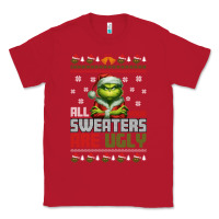 Red ugly Christmas Classic Tee - killa-kam