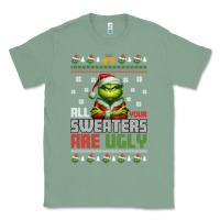 Sage ugly Christmas Classic Tee - killa-kam