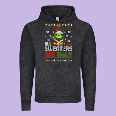 Vintage Hoodie ugly Christmas