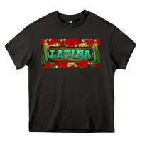 Asphalt latina license plate Heavy Core Tee - BundleAndBundleShop