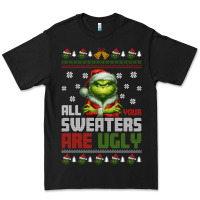 Black ugly Christmas Premium Tee - killa-kam
