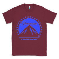 Burgundy paramount pictures Classic Tee - DesignPulse