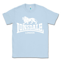 Dusty Blue lonsdale classic logo lion Classic Tee - DesignPulse