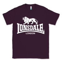 Plum lonsdale classic logo lion Classic Tee - DesignPulse