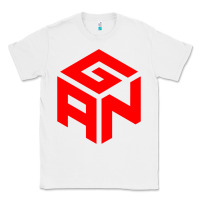 White GAN CUBE TIME Classic Tee - DesignPulse