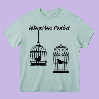 Attempted Murder Heavy Core Tee Designed By Bettercallsaul