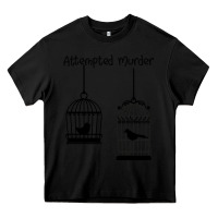Black Attempted Murder Heavy Core Tee - Bettercallsaul