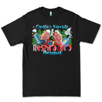 Black santa's favorite respiratory therapist Premium Tee - CowhideDigitalArt